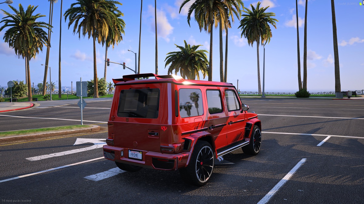 Prime vivid optimized graphics pack red SUV preview